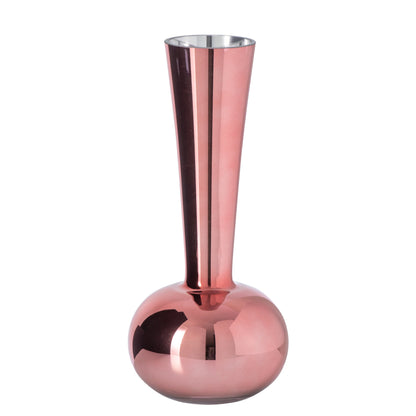 Jarrón de vidrio rosa J-Line
