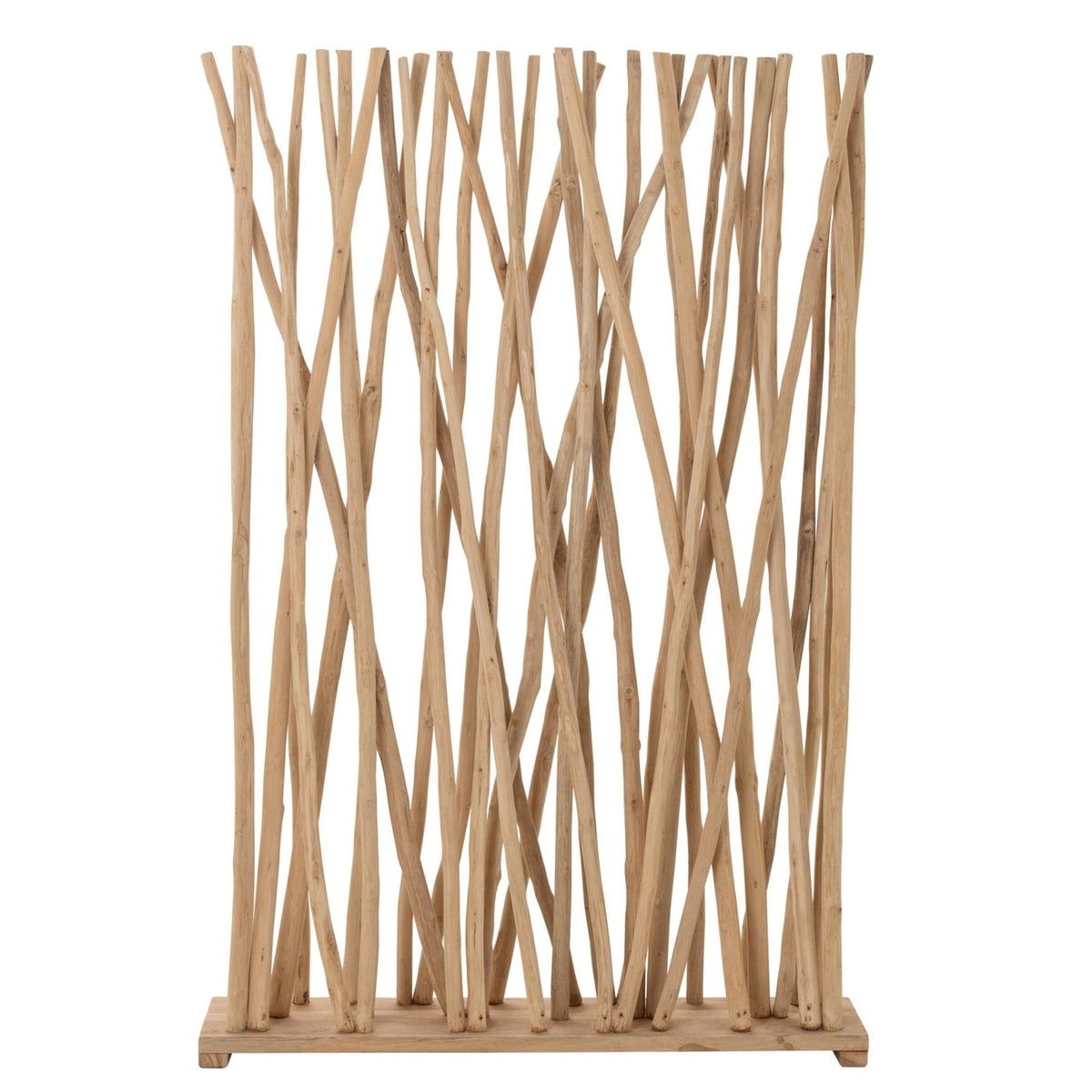Biombo de madera de teca natural J-Line