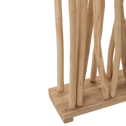 Biombo de madera de teca natural J-Line