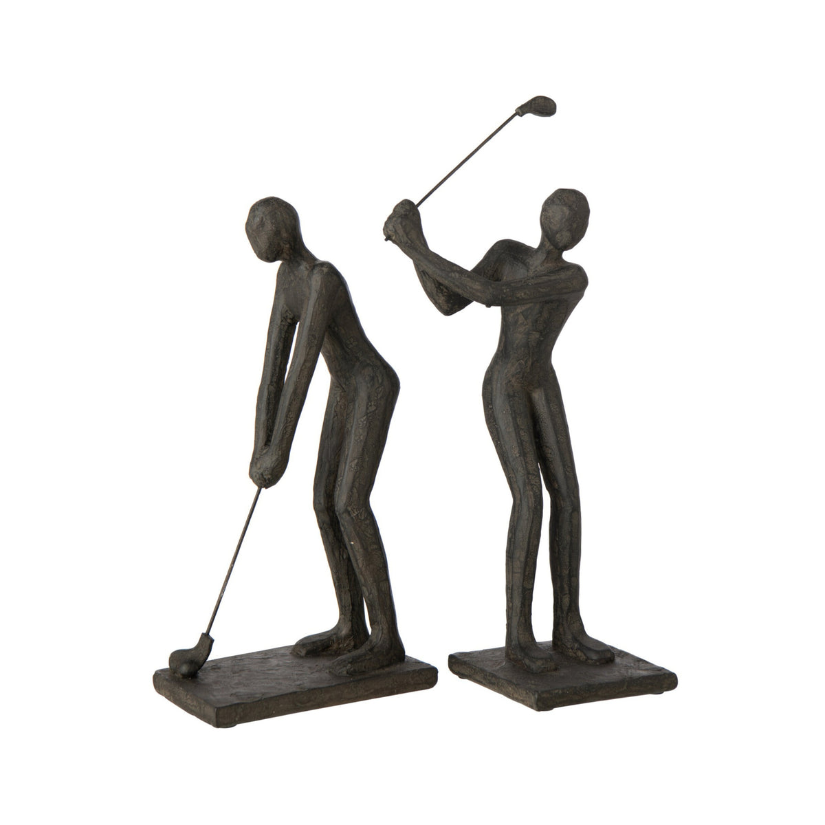 Golfista de polirresina negro surtido de J-Line