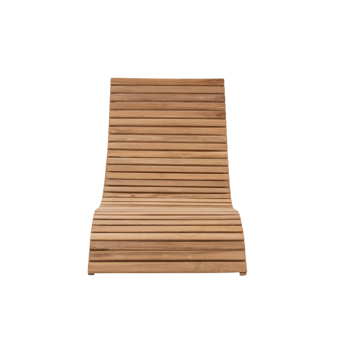 Tumbona de madera de teca natural J-Line