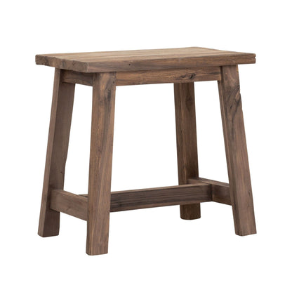 Taburete Easy de madera de teca reciclada natural MUST Living