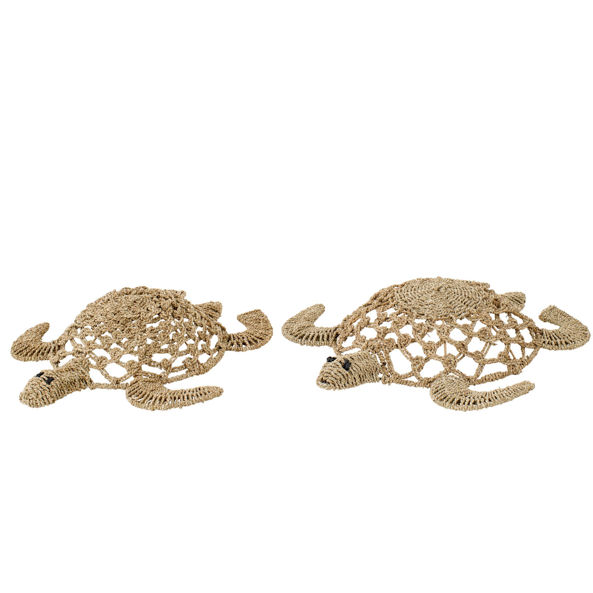Set de 2 objetos de pared Tortuga Hierba marina Natural J-Line