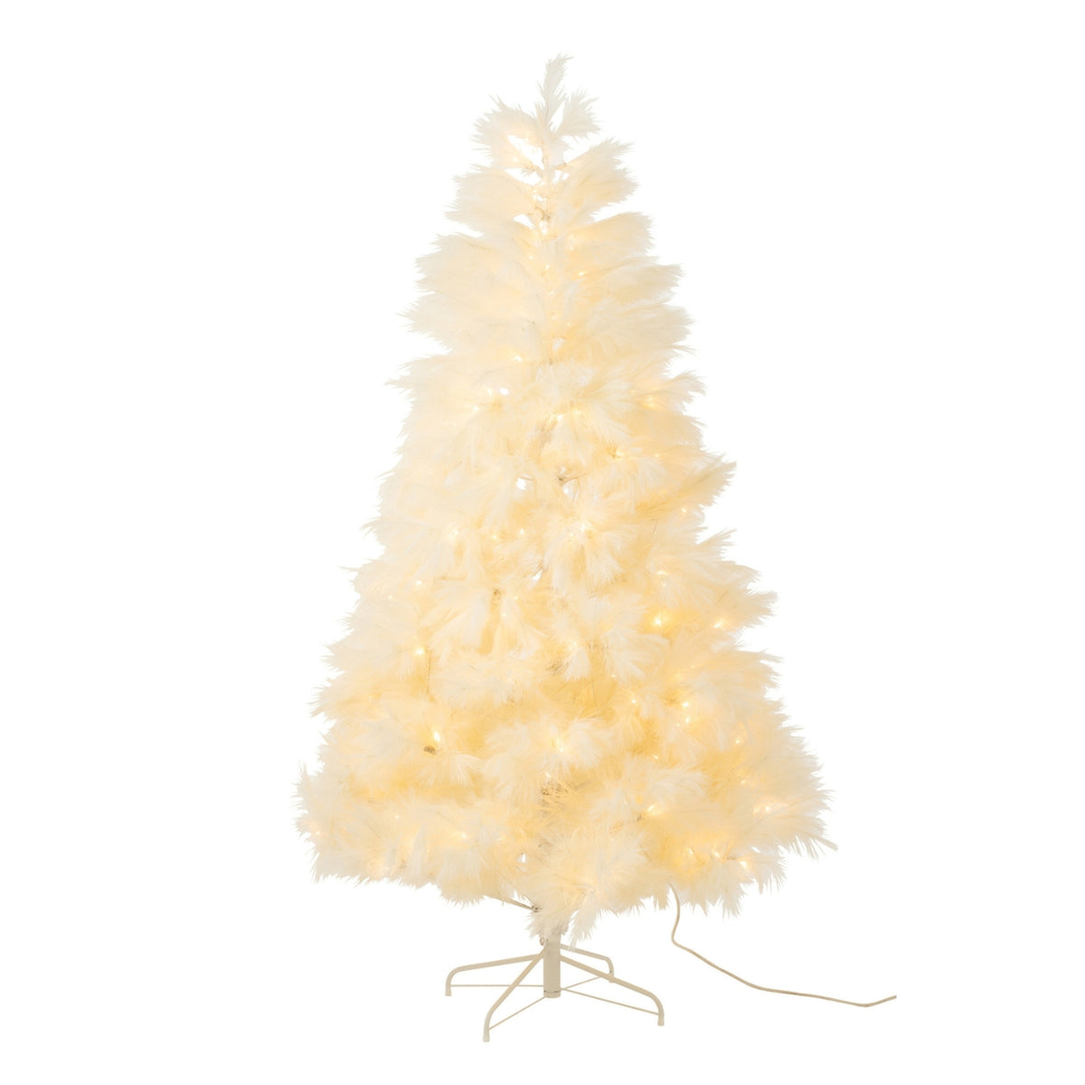 Árbol de Navidad 400 LED Pampa Metal Ecru H210cm J-Line