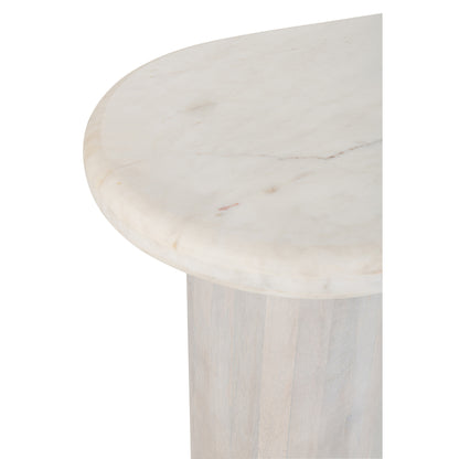 Consola Mármol Blanco Roto J-Line