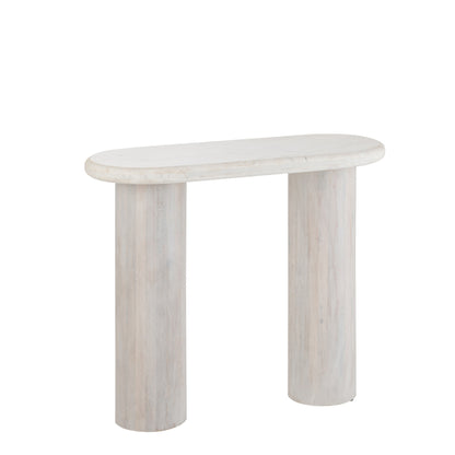 Consola Mármol Blanco Roto J-Line
