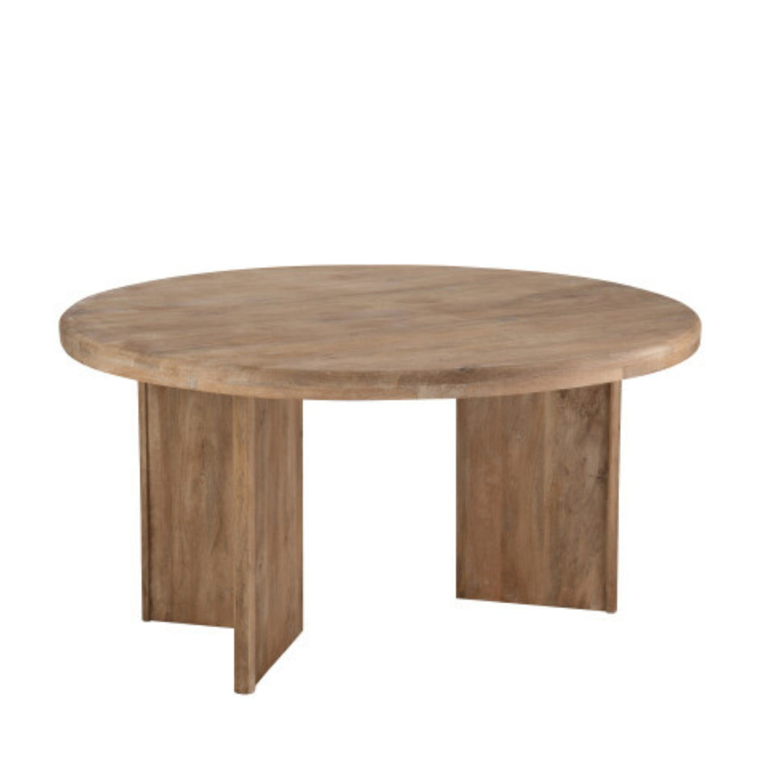 Mesa de comedor de madera de mango natural Ø150 cm J-Line