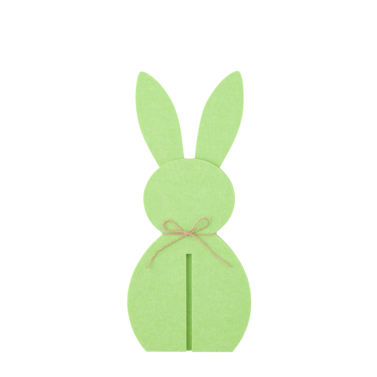 Decoración de Pascua Conejo Verde de Fieltro Set de 3 J-Line