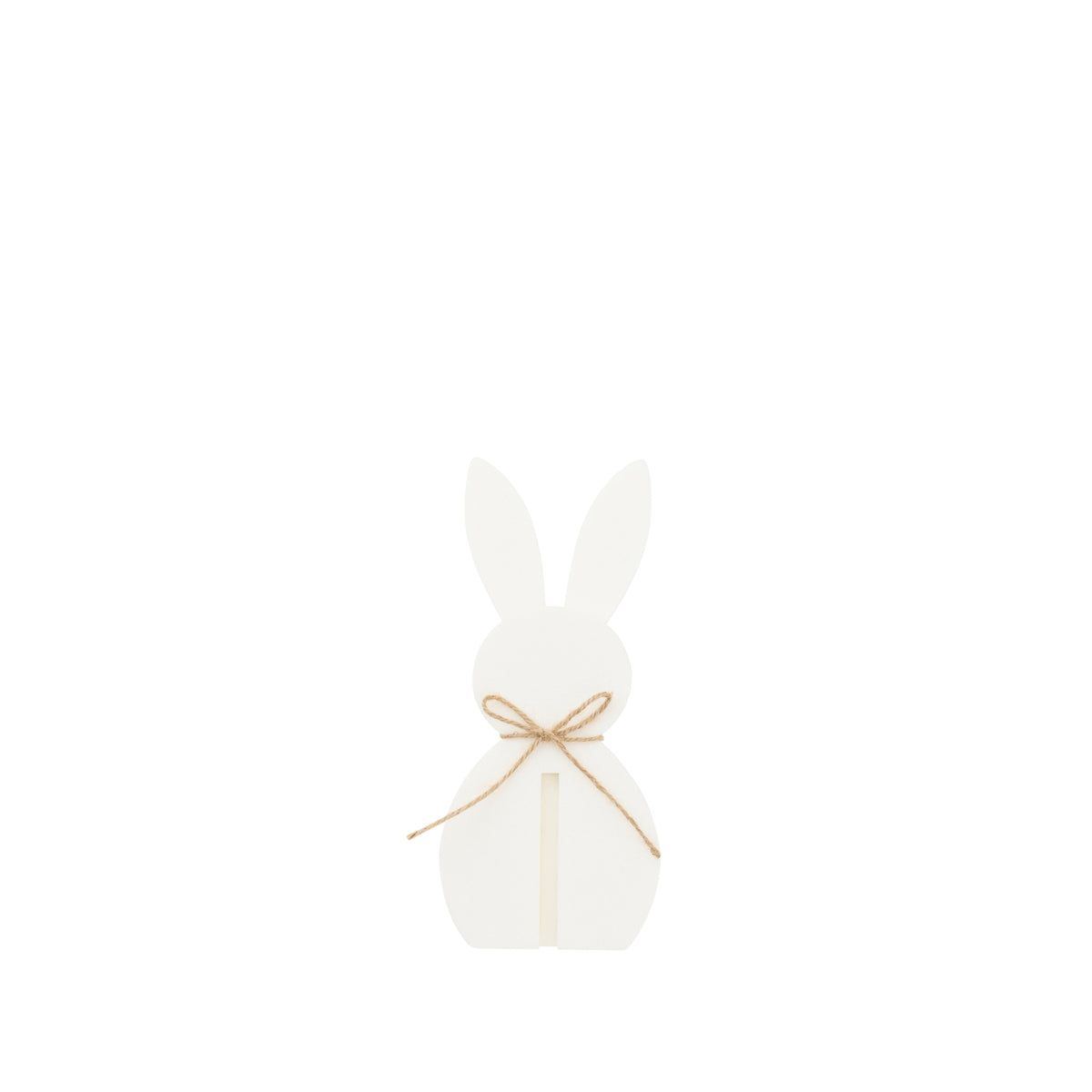 Decoración de Pascua Conejo Blanco de Fieltro Set de 3 J-Line