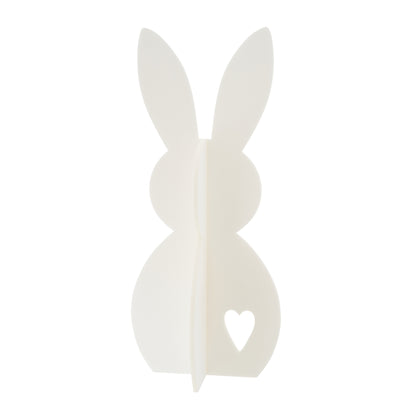 Decoración de Pascua Conejo Blanco de Fieltro Set de 3 J-Line
