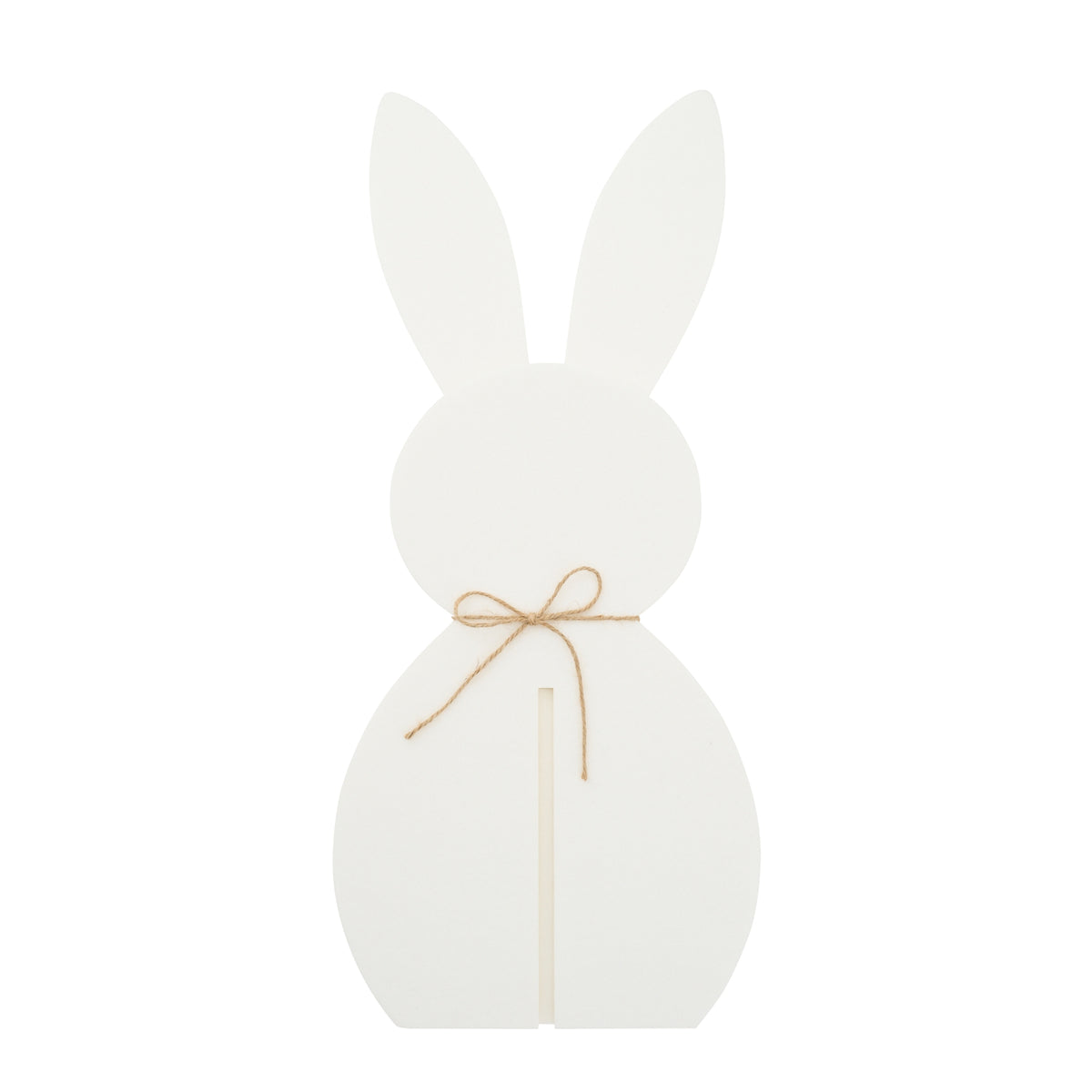 Decoración de Pascua Conejo Blanco de Fieltro Set de 3 J-Line