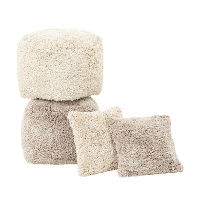 MUST Living Puf Celeste Taupe