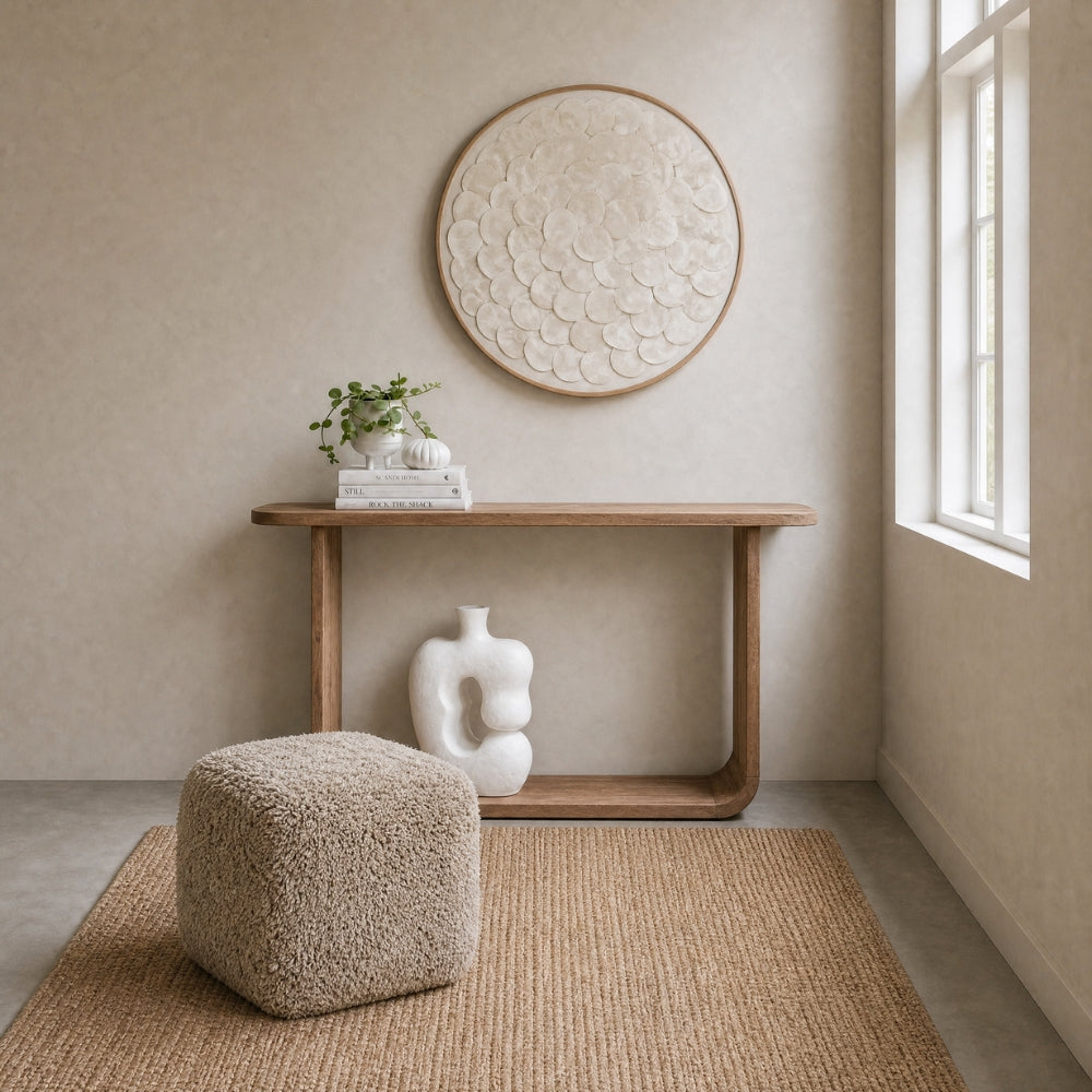 MUST Living Puf Celeste Taupe