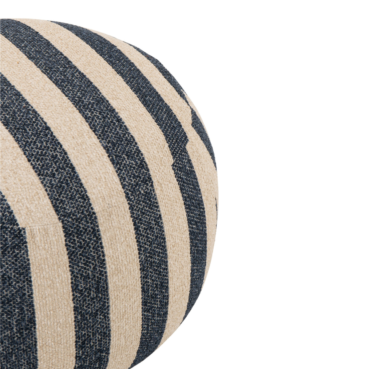 Puf a Rayas Azul/Blanco Roto J-Line