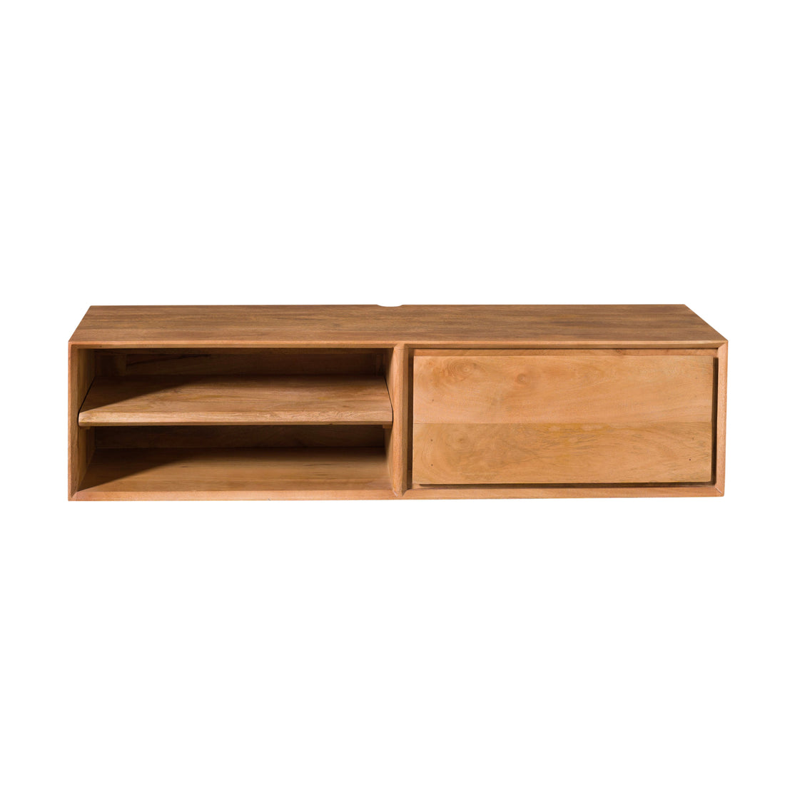 Mueble de TV suspendido Ambiance Madera de Mango Natural 120cm Starfurn