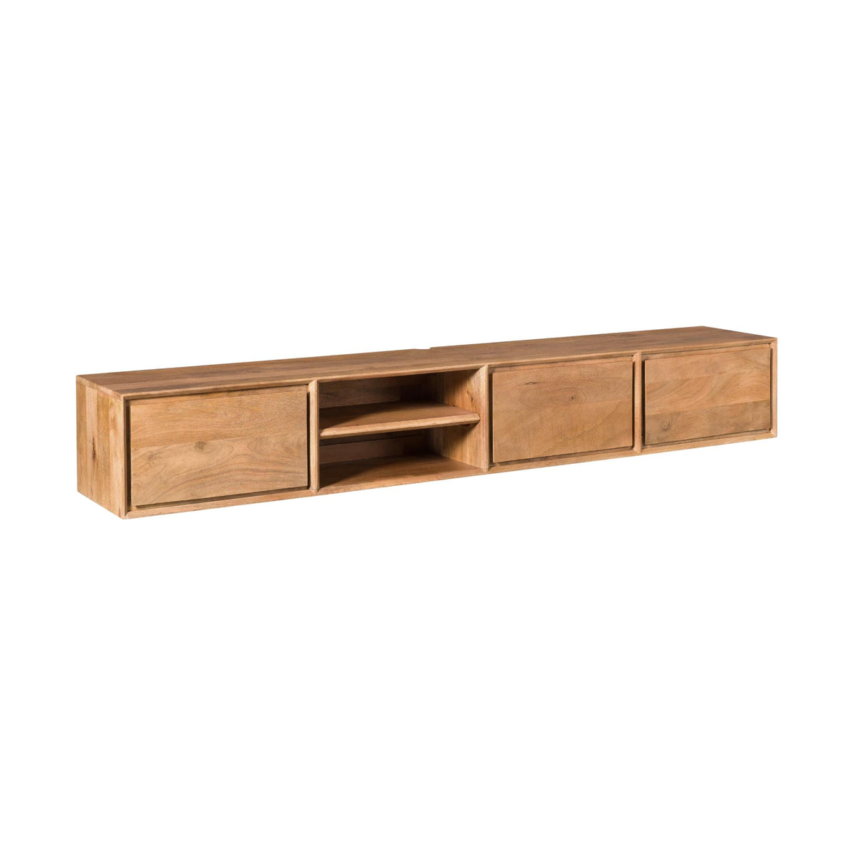 Mueble de TV suspendido Ambiance Madera de Mango Natural 200cm Starfurn