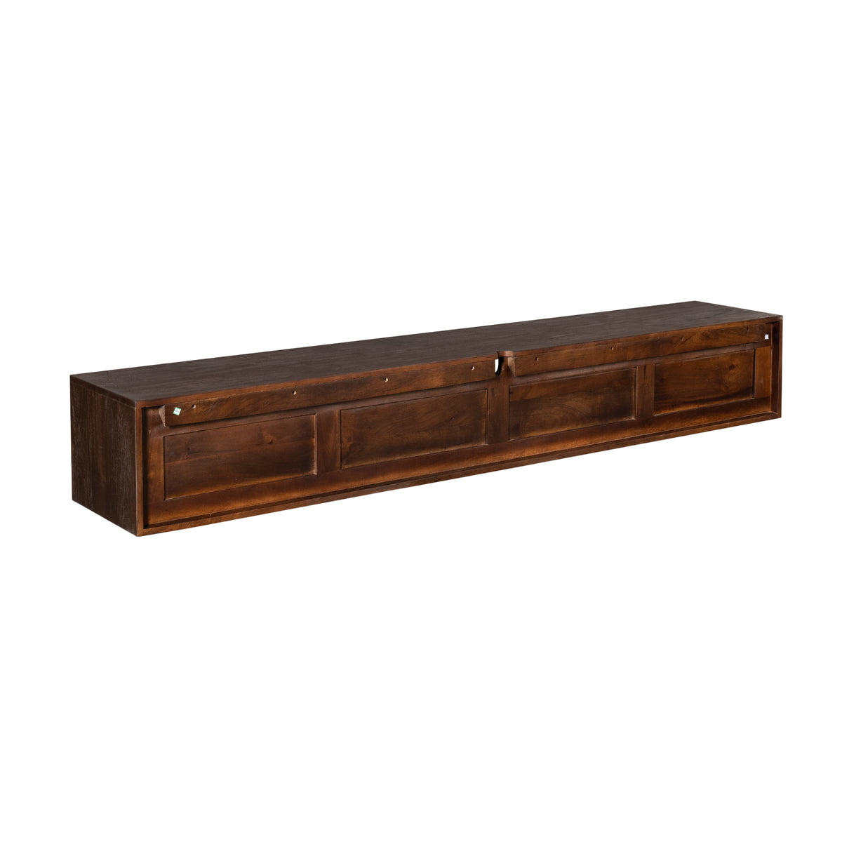 Mueble de TV suspendido Ambiance Madera de Mango Marrón 200cm Starfurn