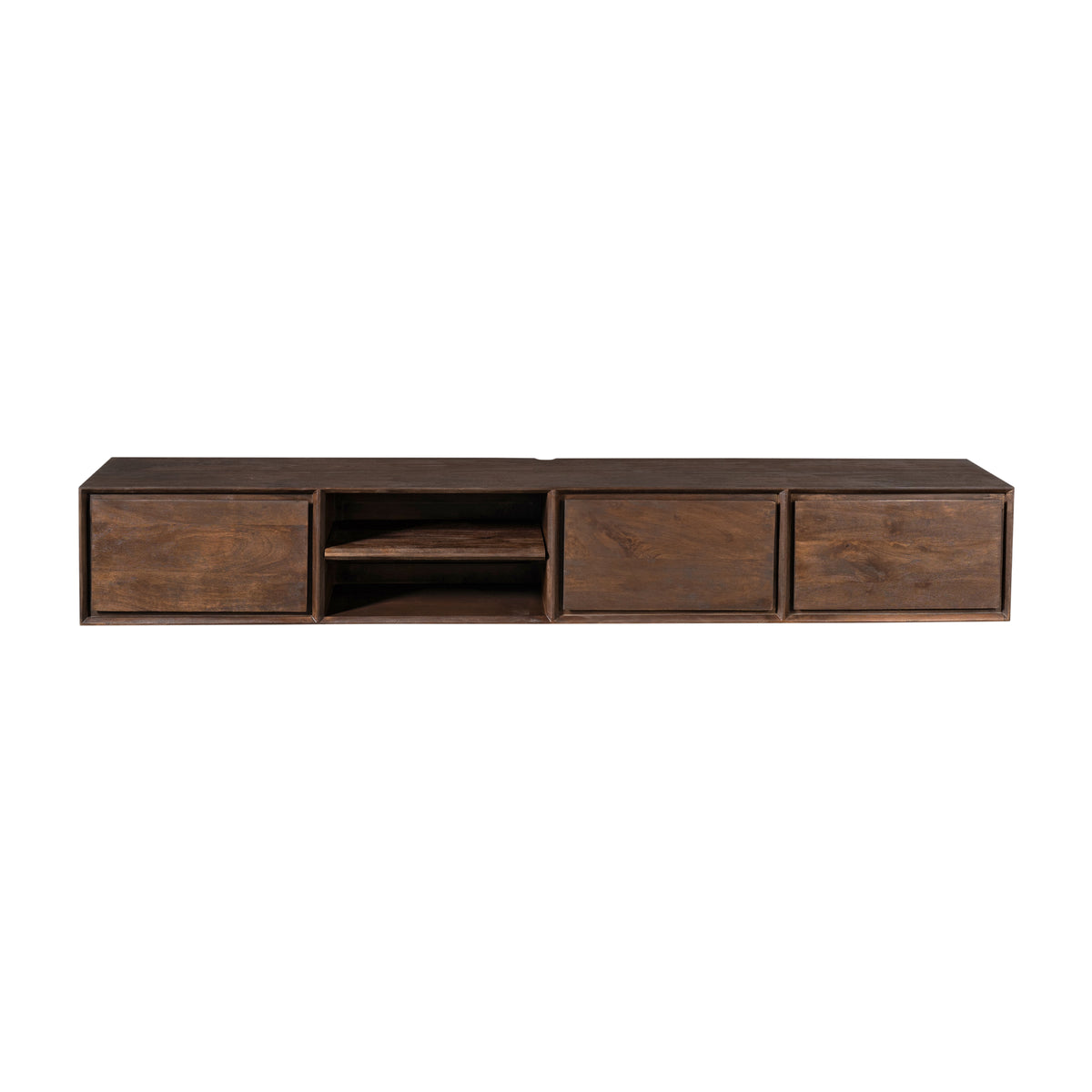 Mueble de TV suspendido Ambiance Madera de Mango Marrón 200cm Starfurn