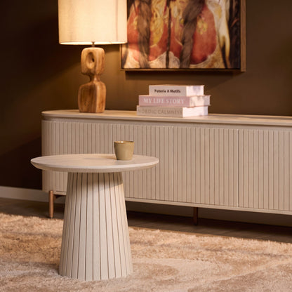 Mesa de centro Solana Madera de mango Arena 50cm Starfurn