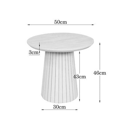 Mesa de centro Solana Madera de mango Arena 50cm Starfurn