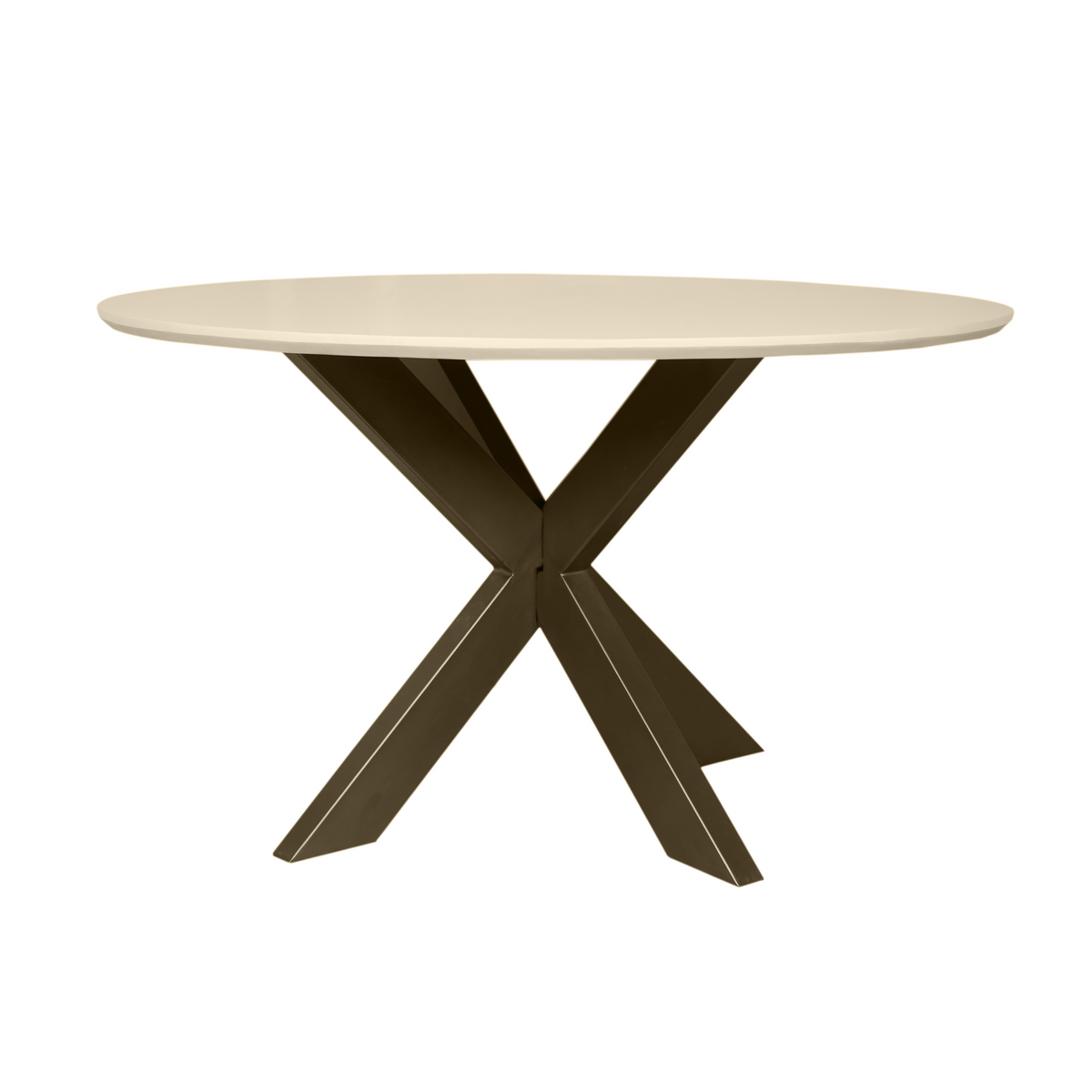 Mesa de comedor Madison Madera de mango Arena Redonda 130cm Starfurn