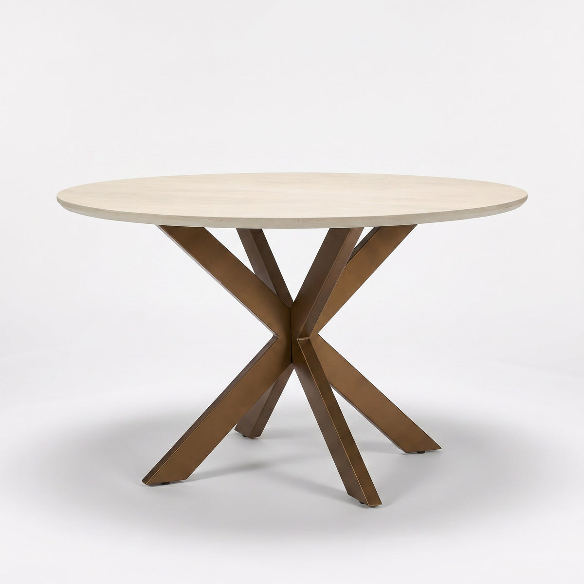Mesa de comedor Madison Madera de mango Arena Redonda 110cm Starfurn