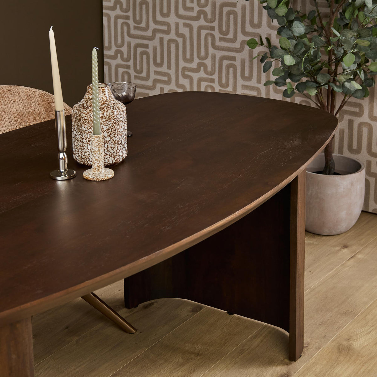 Mesa de comedor Maré Madera de mango Marrón 240cm Starfurn