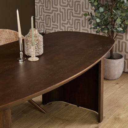 Mesa de comedor Maré Madera de mango Marrón 240cm Starfurn