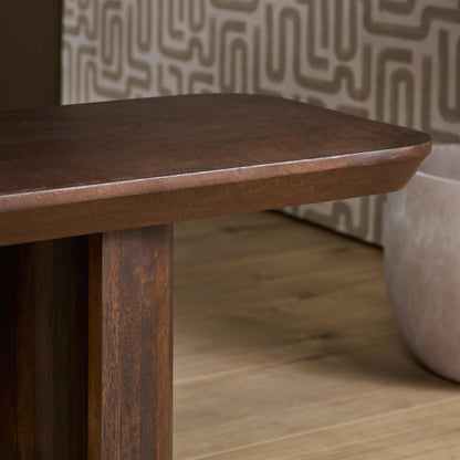 Sofá de comedor Maré Madera de mango Marrón 280cm Starfurn
