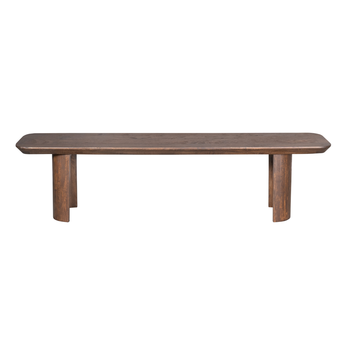 Sofá de comedor Maré Madera de mango Marrón 280cm Starfurn