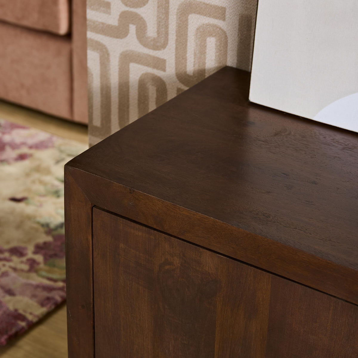 Aparador Bruselas Madera de Mango Marrón 3 Puertas 150cm Starfurn