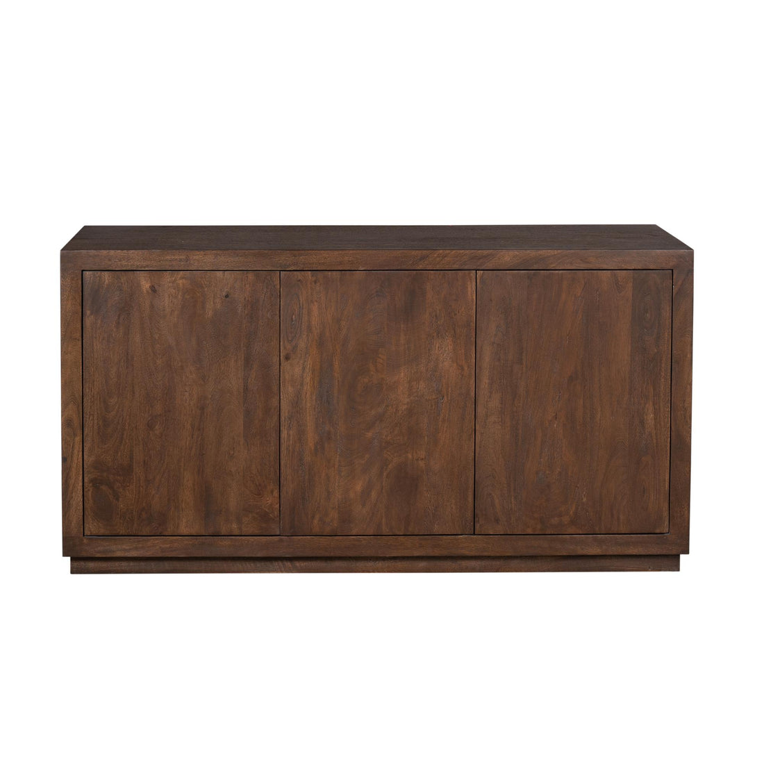 Aparador Bruselas Madera de Mango Marrón 3 Puertas 150cm Starfurn