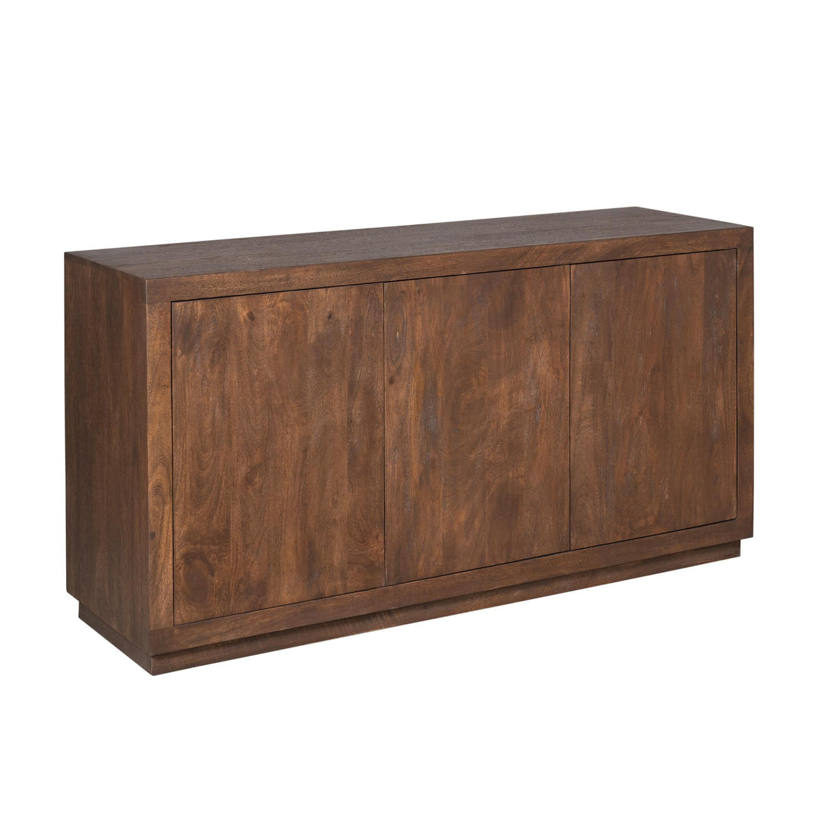 Aparador Bruselas Madera de Mango Marrón 3 Puertas 150cm Starfurn