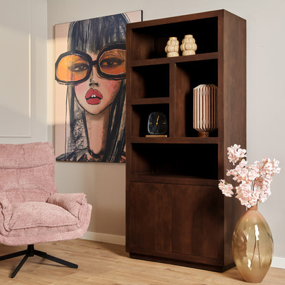 Aparador Bruselas Madera de Mango Marrón 90cm Starfurn