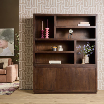 Aparador Bruselas Madera de Mango Marrón 160cm Starfurn