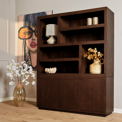 Aparador Bruselas Madera de Mango Marrón 160cm Starfurn