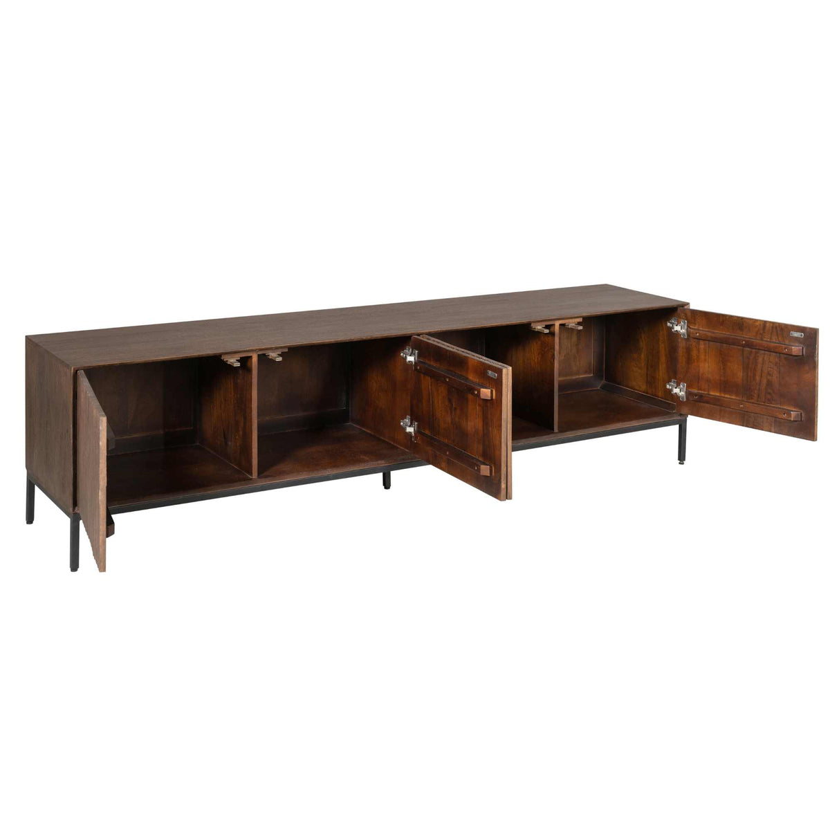 Mueble de TV Madison Madera de Mango Marrón 210cm Starfurn