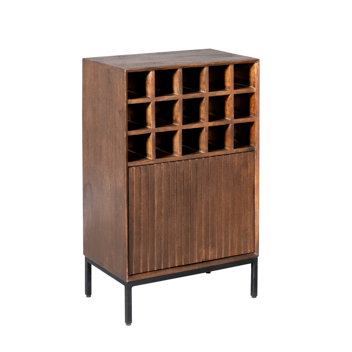 Vinoteca Madison Madera de Mango Marrón 55cm Starfurn