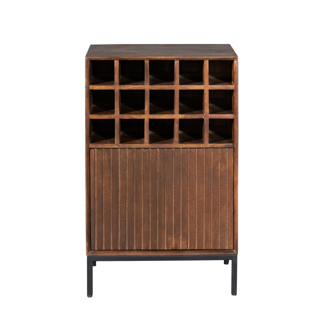 Vinoteca Madison Madera de Mango Marrón 55cm Starfurn