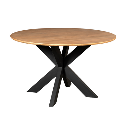Mesa de comedor Madison Madera de mango Natural Redonda 130cm Starfurn