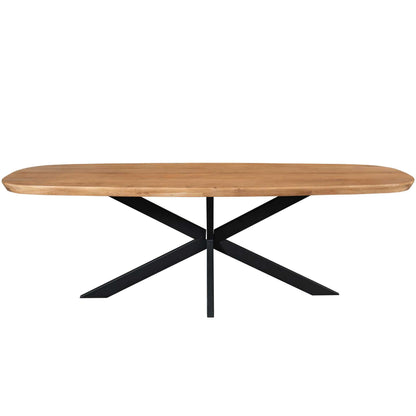 Mesa de comedor Madison Madera de mango Natural Danesa Ovalada 280cm Starfurn