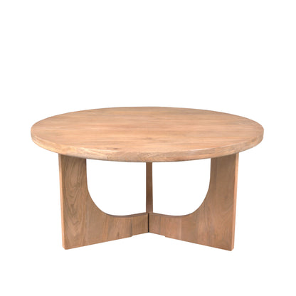 Mesa de centro Guus Madera de mango Natural 80cm Starfurn