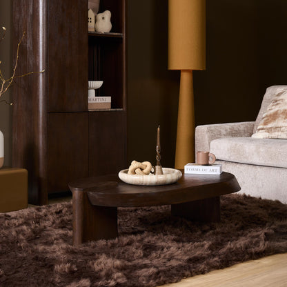 Mesa de centro Rava Madera de mango Marrón 125cm Starfurn