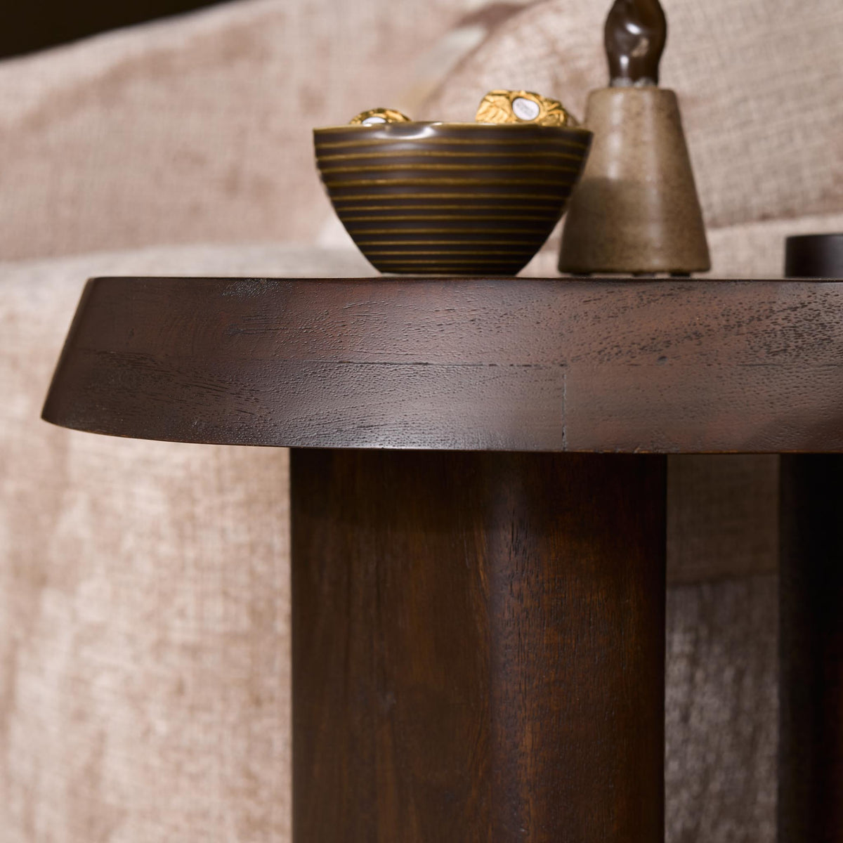 Mesa de centro Rava Madera de mango Marrón 125cm Starfurn