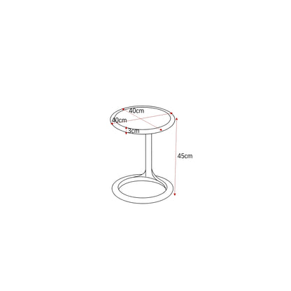 Mesa de centro Elias Blanca 60cm Starfurn