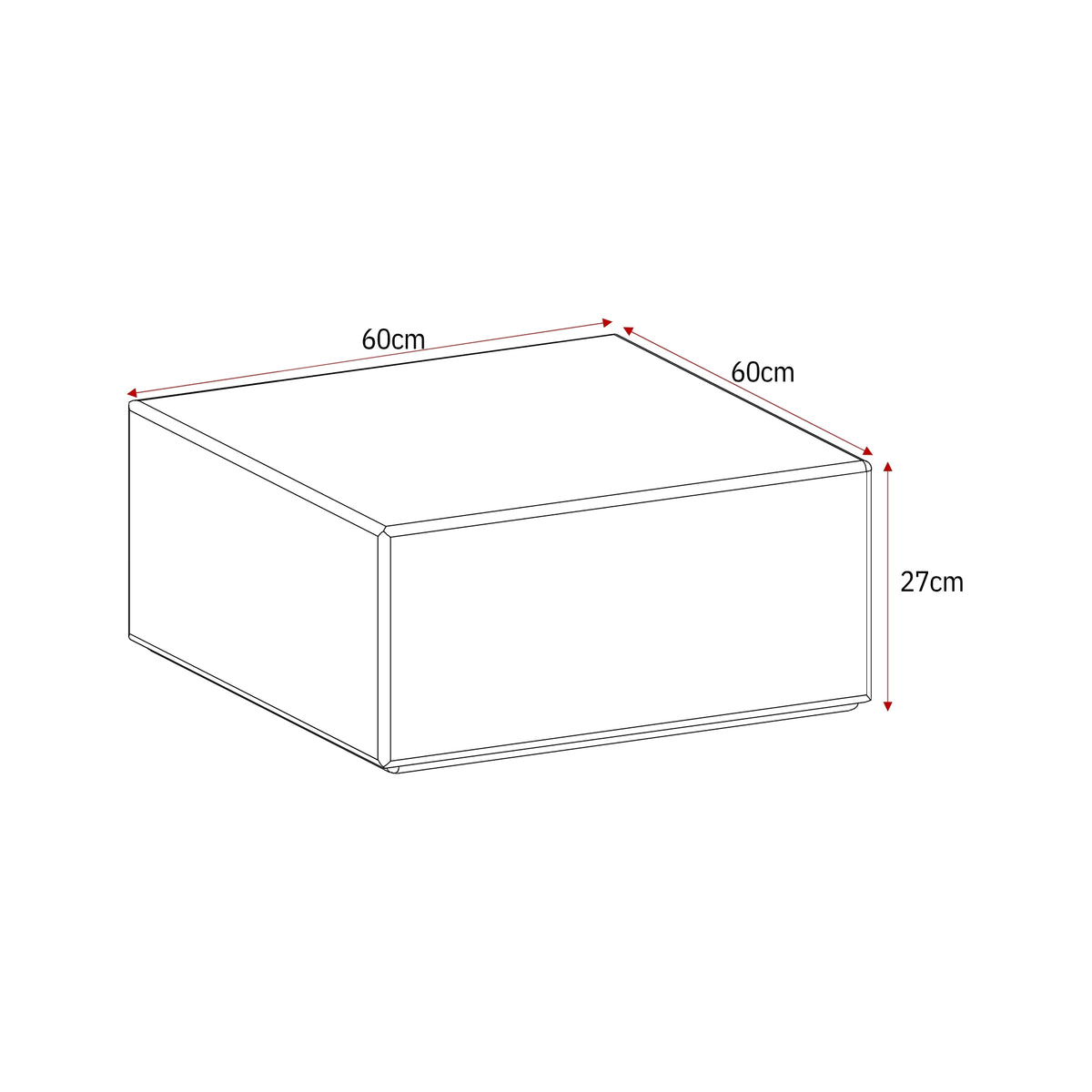 Mesa de centro Elias Blanca 60cm Starfurn
