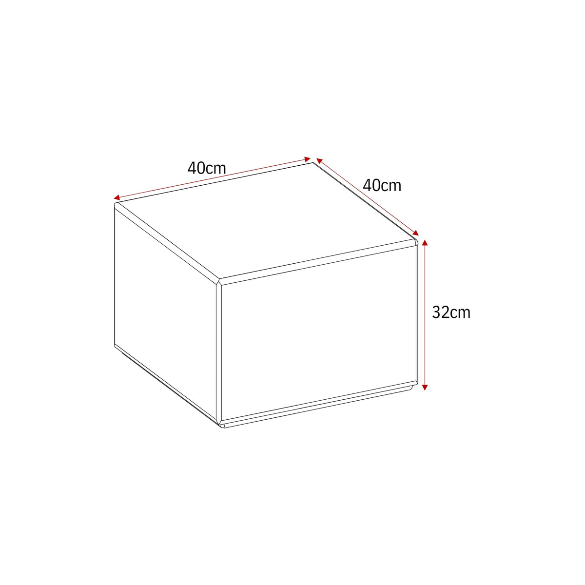 Mesa de centro Elias Blanca 60cm Starfurn