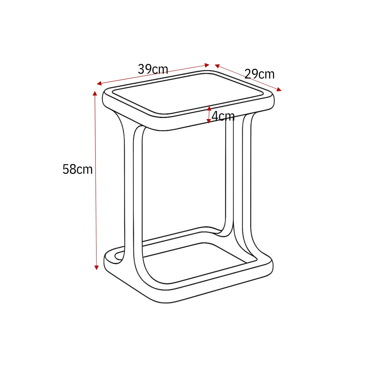 Mesa de centro Elias Blanca 60cm Starfurn