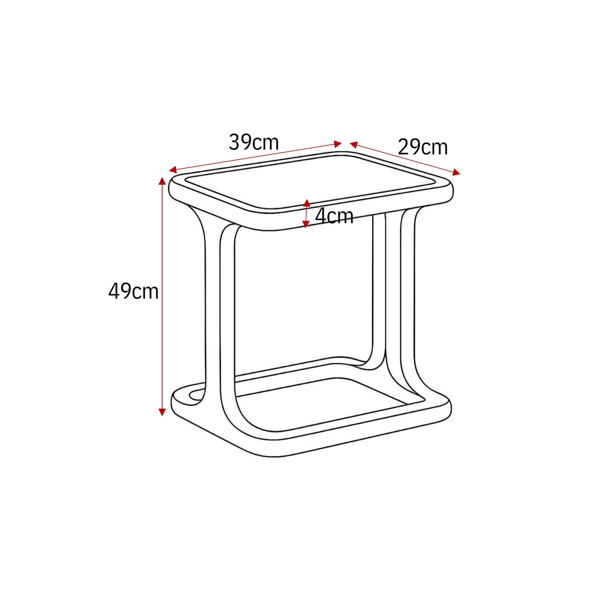 Mesa de centro Elias Blanca 60cm Starfurn