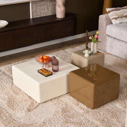 Mesa de centro Elias Beige 30cm Starfurn